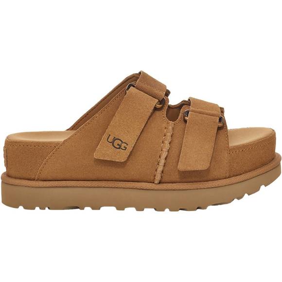NEW UGG women's golden star hi slide in chestnut - Picture 1 of 5